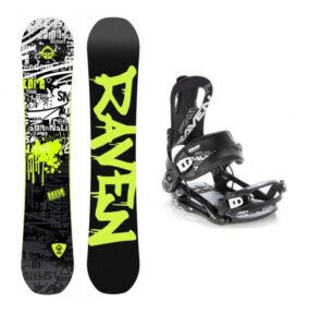 Raven Core Black snowboard + vázání Raven Fastec FT 270 black - 150 cm + L (EU 42-44)