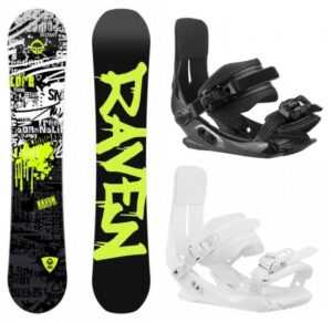 Raven Core Junior ABS 2019 dětský snowboard + vázání Sp Junior 180 - 110 cm + white XS/S - EU 32-36