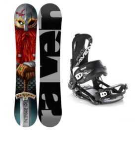 Raven Dwarf pánský snowboard + Raven Fastec FT 270 black vázání - 150 cm + L (EU 42-44)