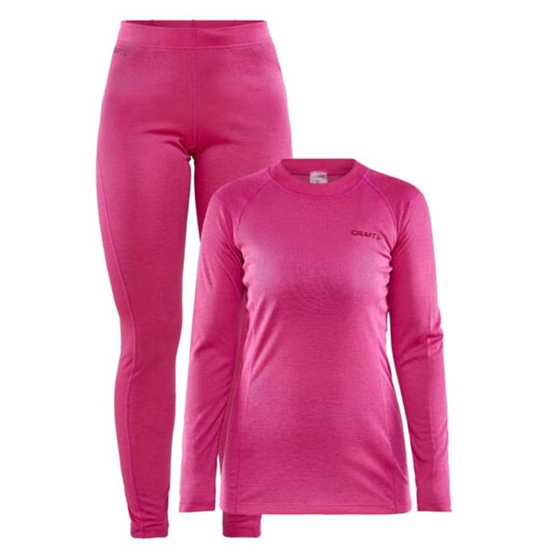 Set CRAFT CORE Warm Baselayer 1909708-738000 - růžová